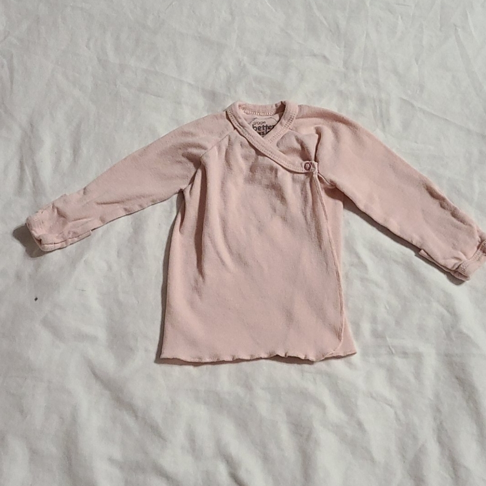 giggle Better Basics Long-Sleeve Tee, 0-3 mos